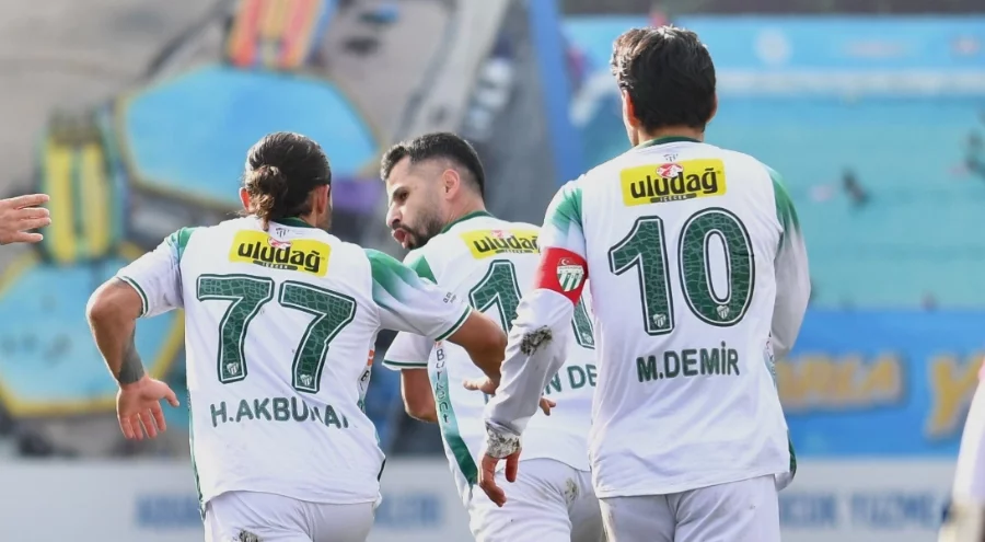 Bursaspor rakibini tek golle yıktı!