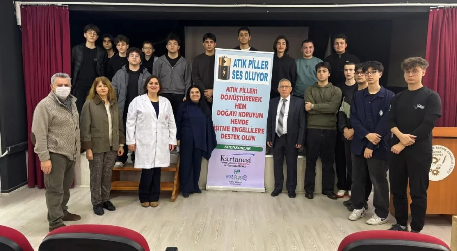 Bursa'da liselilerden örnek proje! Atık piller dönüştürülüyor...