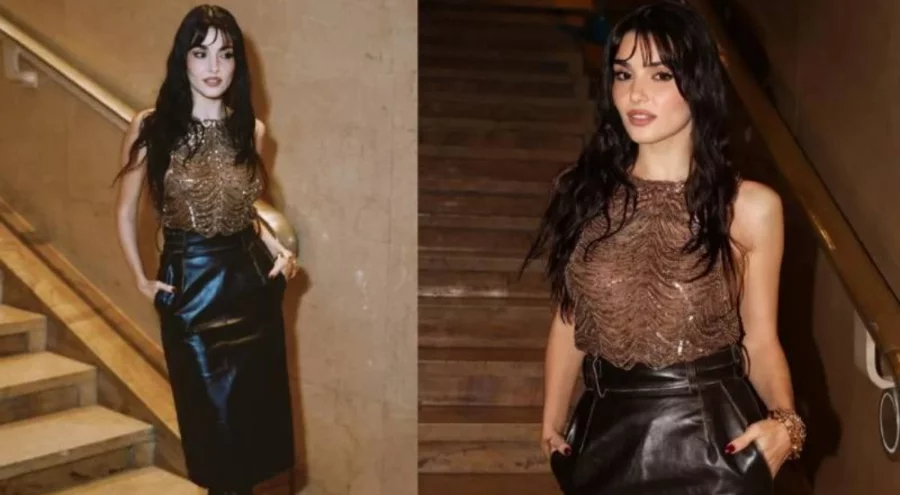 Hande Erçel'in Paris Moda Haftası'ndaki çizmeleri olay oldu