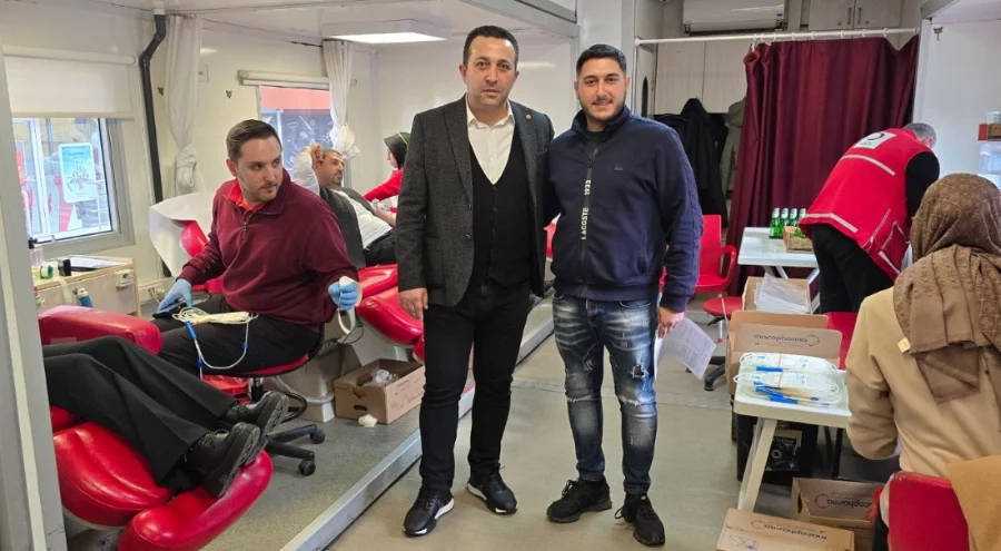 Bursa'da BEKSİAD üyelerinden kan bağışı