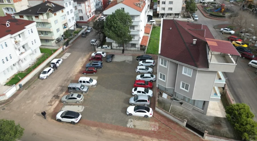 İnegöl'de 21 araçlık otopark hizmete girdi