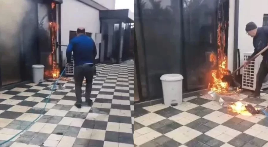 Bursa'da yazlık evde yangın paniği!