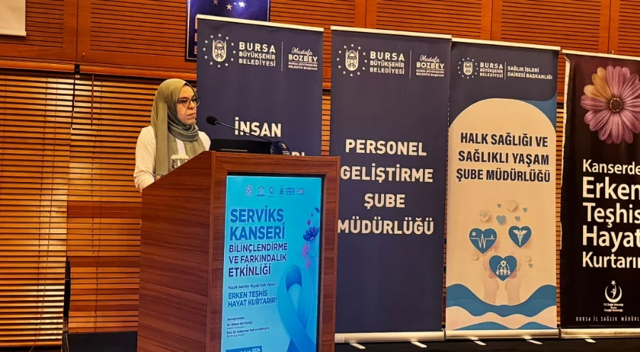 Bursa Büyükşehir'den kadın çalışanlara serviks kanseri farkındalık etkinliği