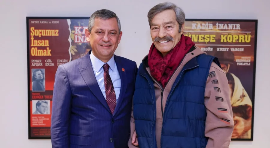 CHP lideri Özgür Özel'den Kadir İnanır'a ziyaret