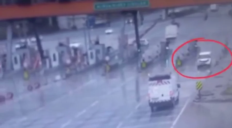 Bursa'da otoyolda ters şeritte kilometrelerce ilerledi!