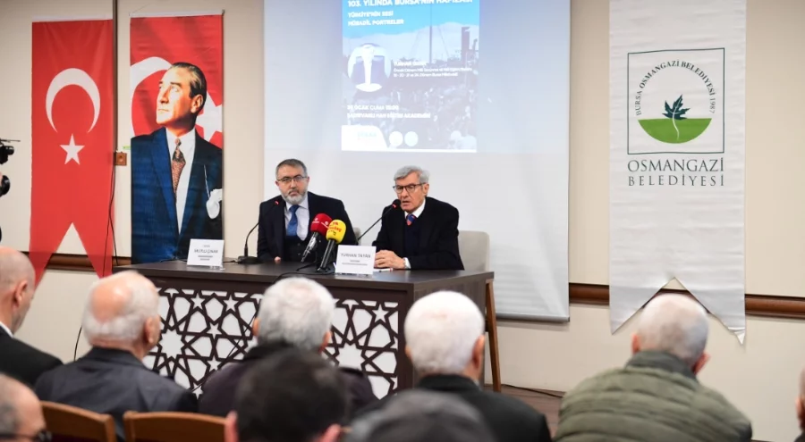 Osmangazi'de Lozan Mübadelesi'nin 103. yılında tarihe ışık tutan söyleşi