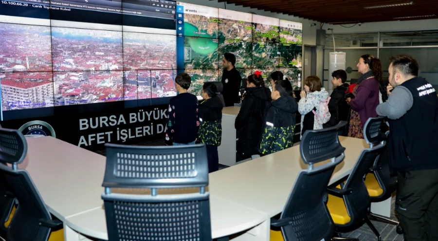 Bursa'da çocuklar afet bilinci kazanıyor