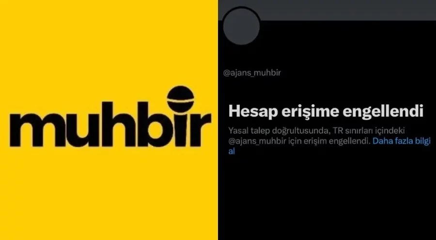 'Ajans Muhbir' isimli hesaba erişim engeli