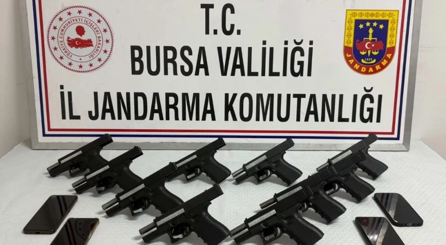 Bursa'da Jandarmadan silah operasyonu