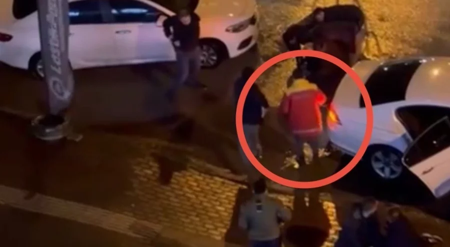 Bursa'da pompacı kılığında polis operasyonu kamerada! Kaçan araç böyle yakalandı