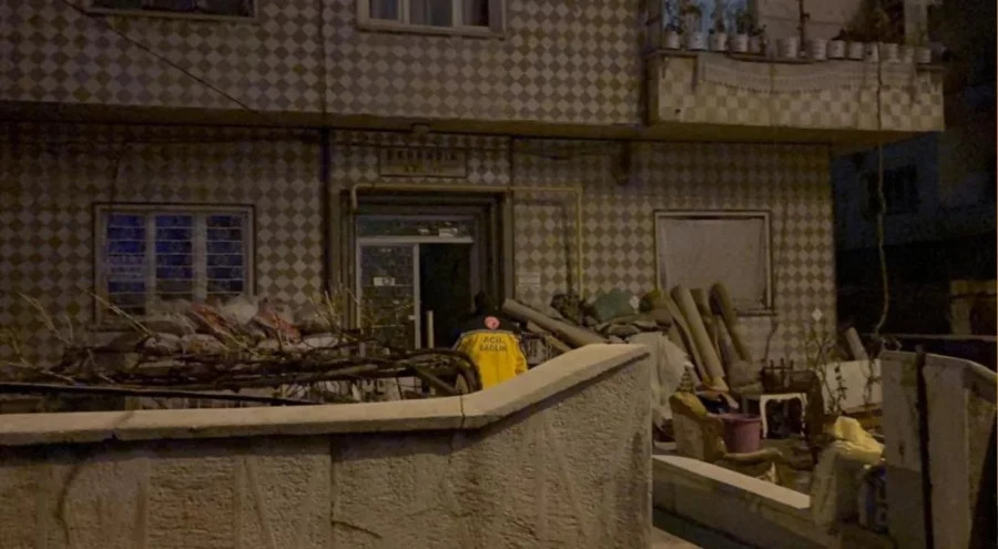 Dehşete düşüren olay: Kanlar içinde binaya sığındı