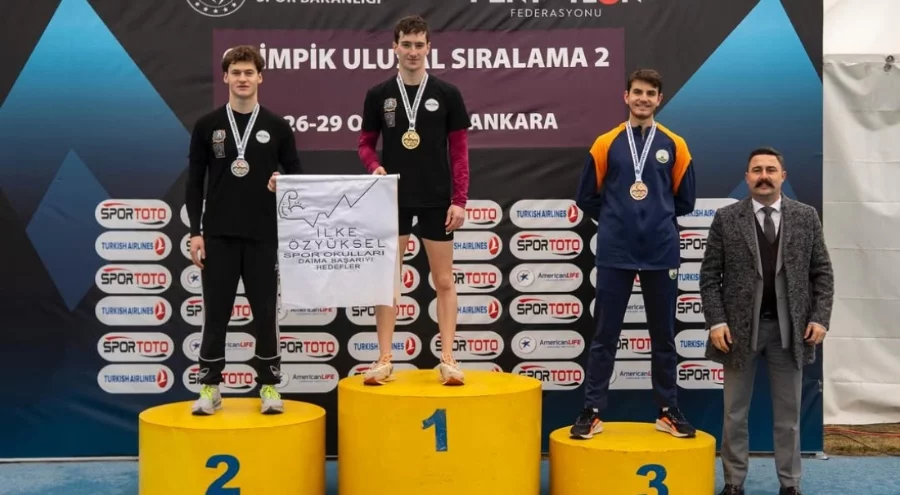 Osmangazi Belediyespor'un başarılı genç sporcusu Arda Meriç'ten bronz madalya