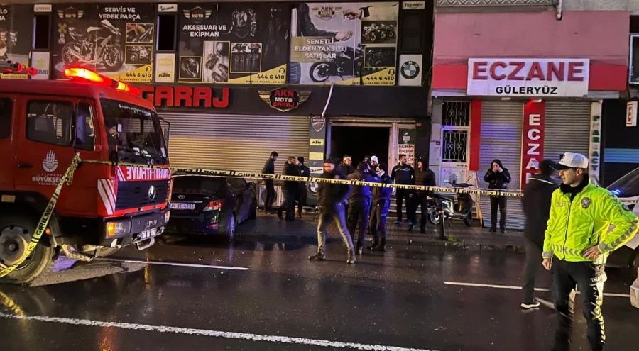 Esenler'de yanan iş yerinde 2 ceset bulundu