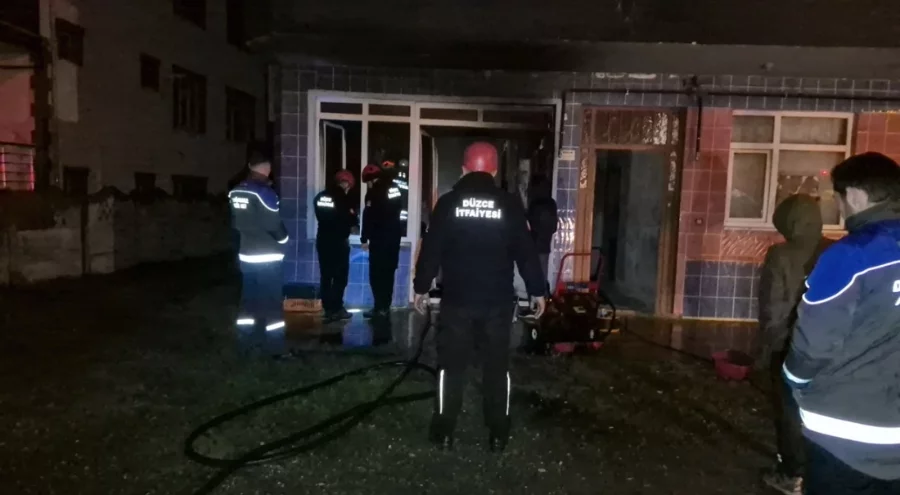 Isınmak için yakılan ateş yangına neden oldu