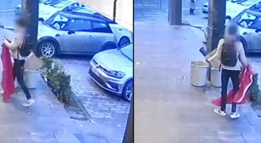 Beylikdüzü'nde Türk bayrağına saldırıya gözaltı