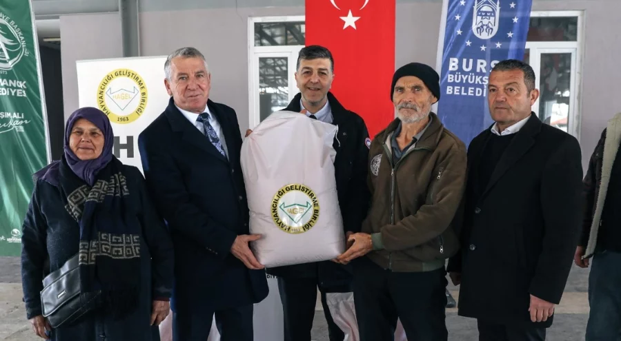 Bursa'da kırsal üretime Büyükşehir'den güçlü destek
