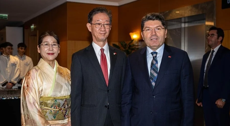 Bakan Tunç, Ankara'da Japonya İmparatoru Naruhito'nun doğum günü resepsiyonunda konuştu