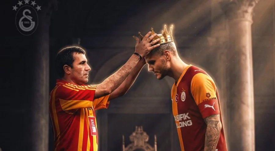 Icardi, Hagi'nin tahtını aldı
