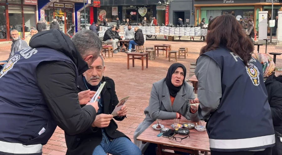 İznik'te polisten vatandaşlara dolandırıcılık uyarısı