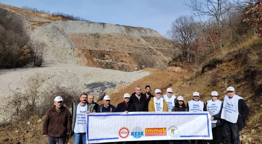 Bursa Kirazlıyayla'daki maden atık çökmesi: 'Denetimsizliğin bedelini ne doğa ne de halk ödemek zorunda değildir'