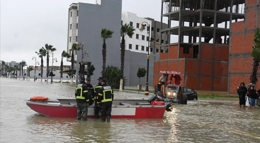Fas'ta sel sebebiyle tahliye edilenlerin sayısı 143 bini aştı