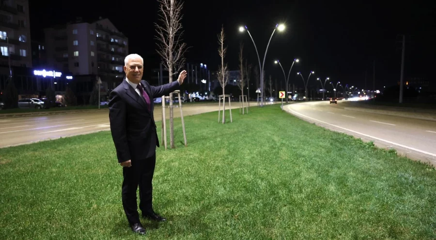 Bursa Çalı Yolu'nda aydınlatma yetersizliği ortadan kalktı