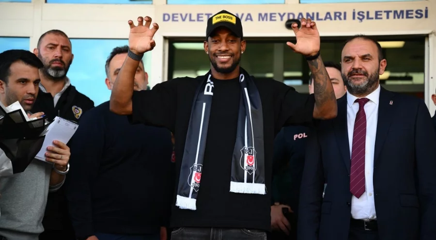 Beşiktaş'ın yeni transferi  Murillo, İstanbul'da