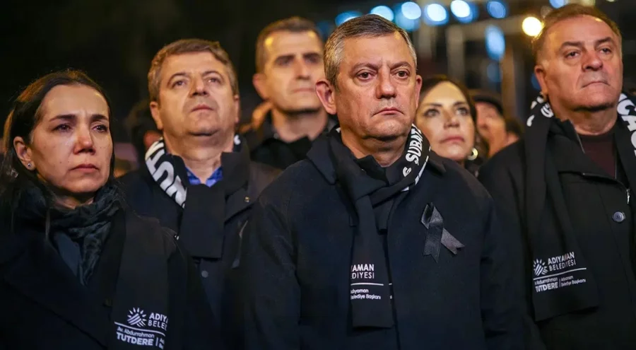 Özgür Özel, Adıyaman'da sessiz yürüyüşe katıldı