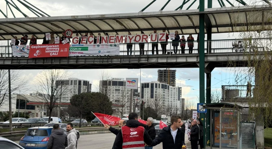 Bursa'da geçinemiyoruz isyanı: Kornalar susmadı!