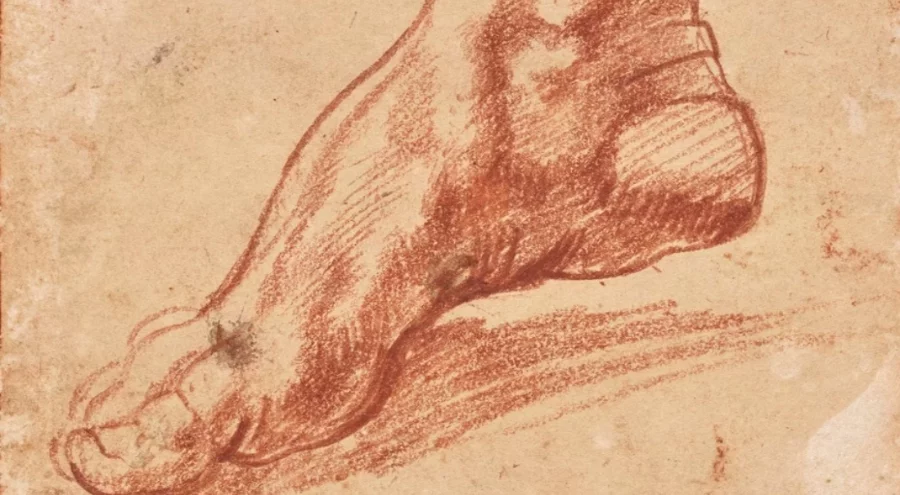 Michelangelo'dan 27 milyon dolarlık ayak çizimi