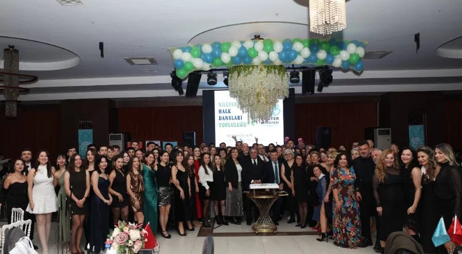 Nilüfer Halk Dansları Topluluğu, 25'inci yaşını kutladı