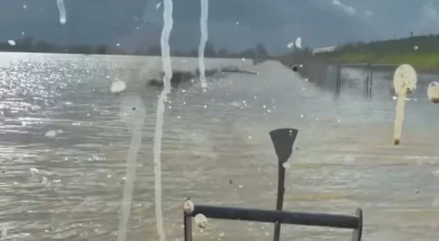Bursa'da sağanak yağış tarım arazilerini vurdu!