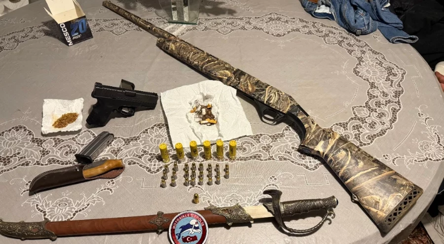 Bursa'da huzur denetimleri: Çok sayıda silah ve mühimmat yakalandı