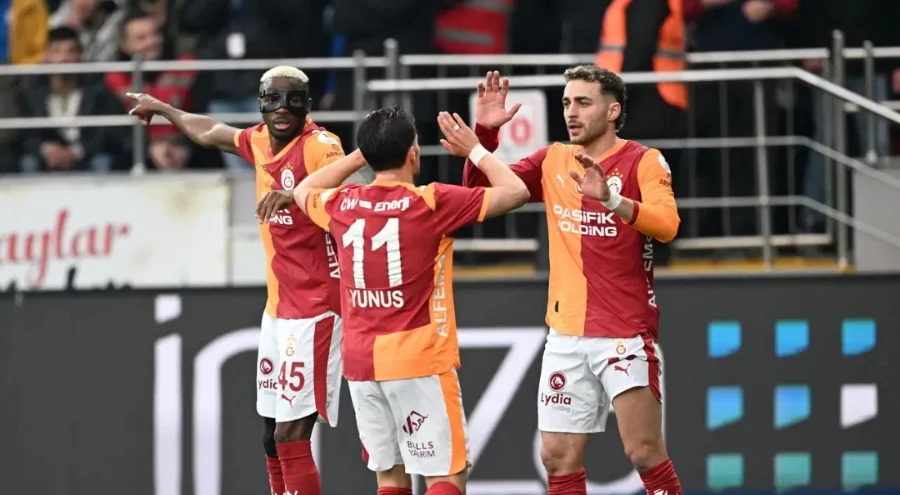 Galatasaray'dan deplasmanda 3 gollü galibiyet!