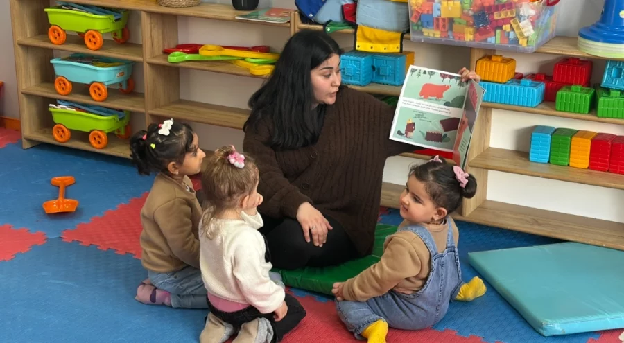 Gemlik'te minikler hem eğleniyor hem de öğrenerek gelişiyor