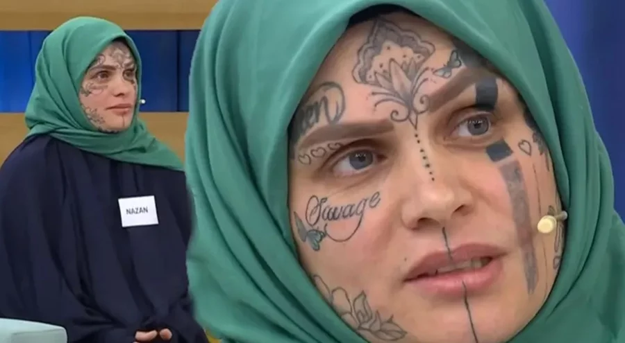 Yüzündeki dövmeleriyle sosyal medyanın gündeminde: Kim bu yüzü dövmeli kadın?