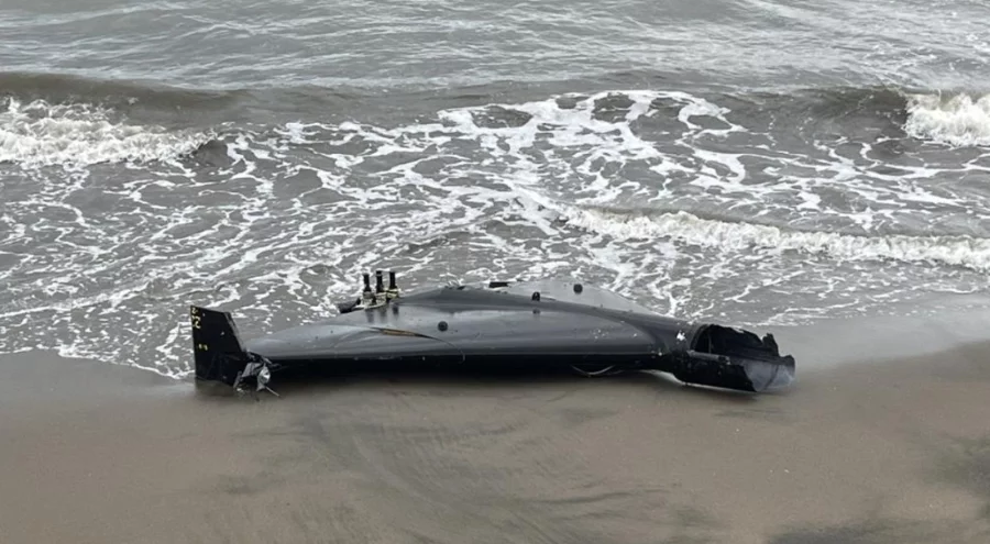 Ordu'da sahile, insansız hava aracı parçası vurdu