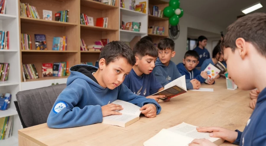 Bursa'da Yoncadır Kadın Dayanışma Derneği'nin ikinci kütüphanesi açıldı