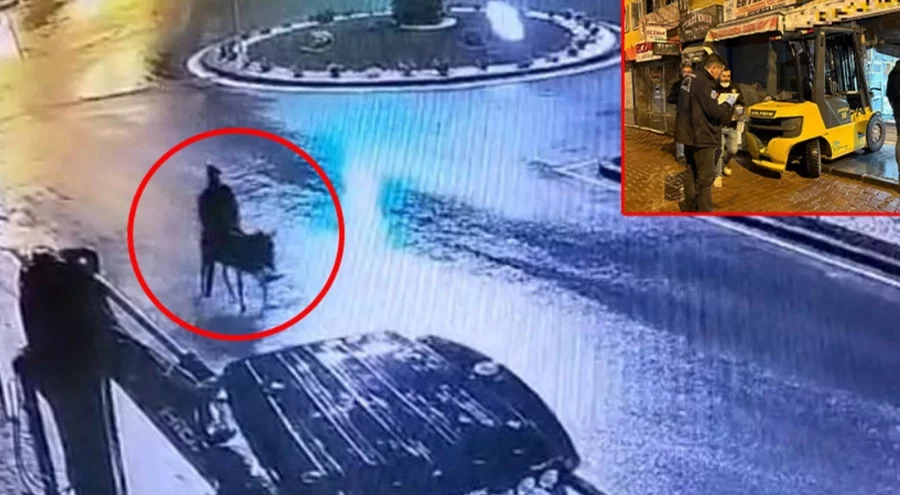 Kayseri'de kuyumcu soygunu: Forkliftle girdi, eşekle kaçtı