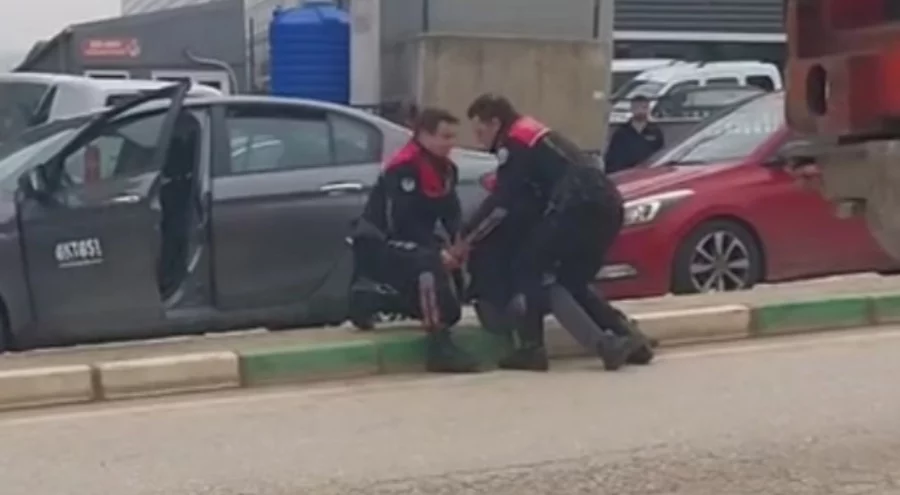 Bursa'da polis kovalamacasında film gibi anlar