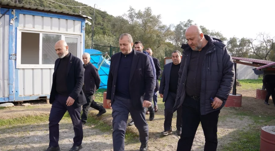 Başkan Usta'dan Hisardere Nekropolü'nde inceleme