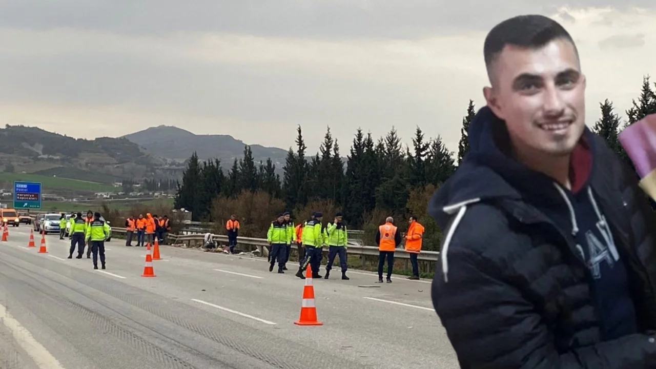 Kaza kalıntılarını temizlerken araç ezdi!