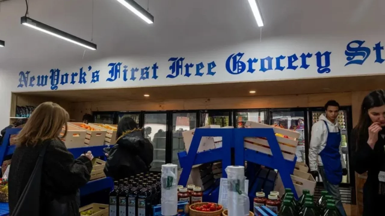 ABD'nin ilk ücretsiz marketi açıldı