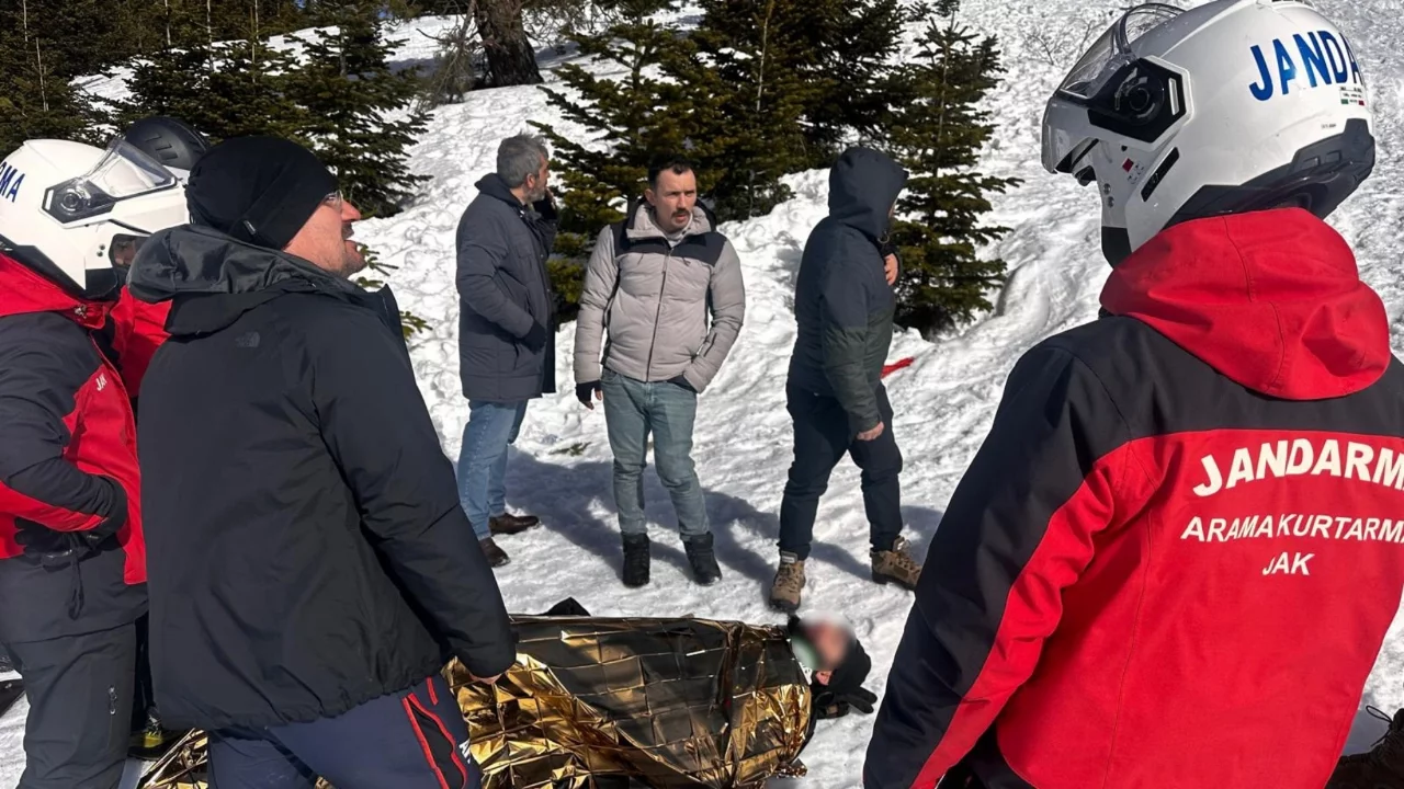 Uludağ'da kızak faciası: Kontrolünü kaybederek dereye uçtu!