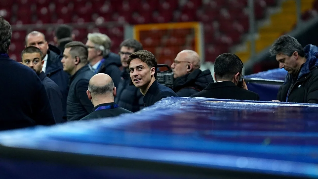 Juventus, karşılaşma öncesi RAMS Park'ta yürüyüş yaptı