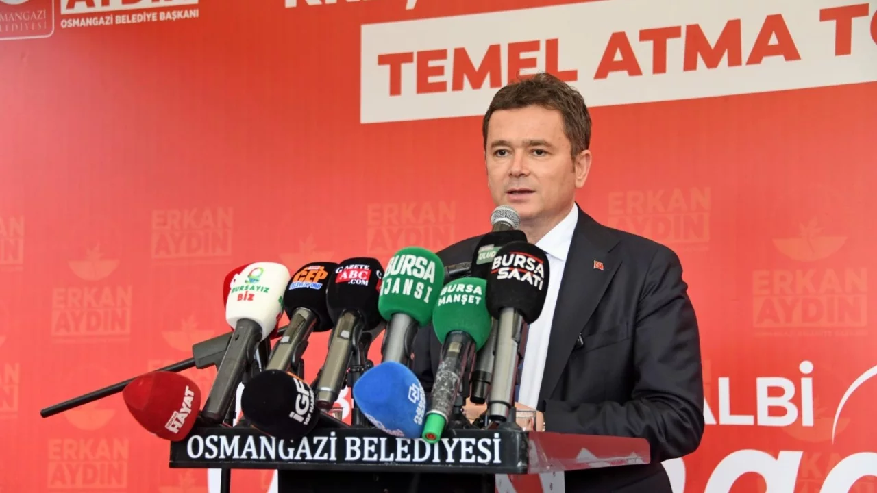 Osmangazi'de yeni kreş ve sağlık merkezi için ilk harç döküldü