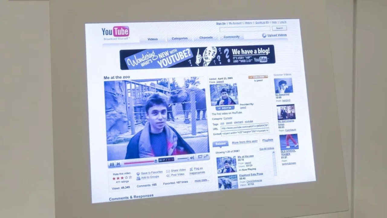 YouTube'a yüklenen ilk video Londra müzesi tarafından satın alındı
