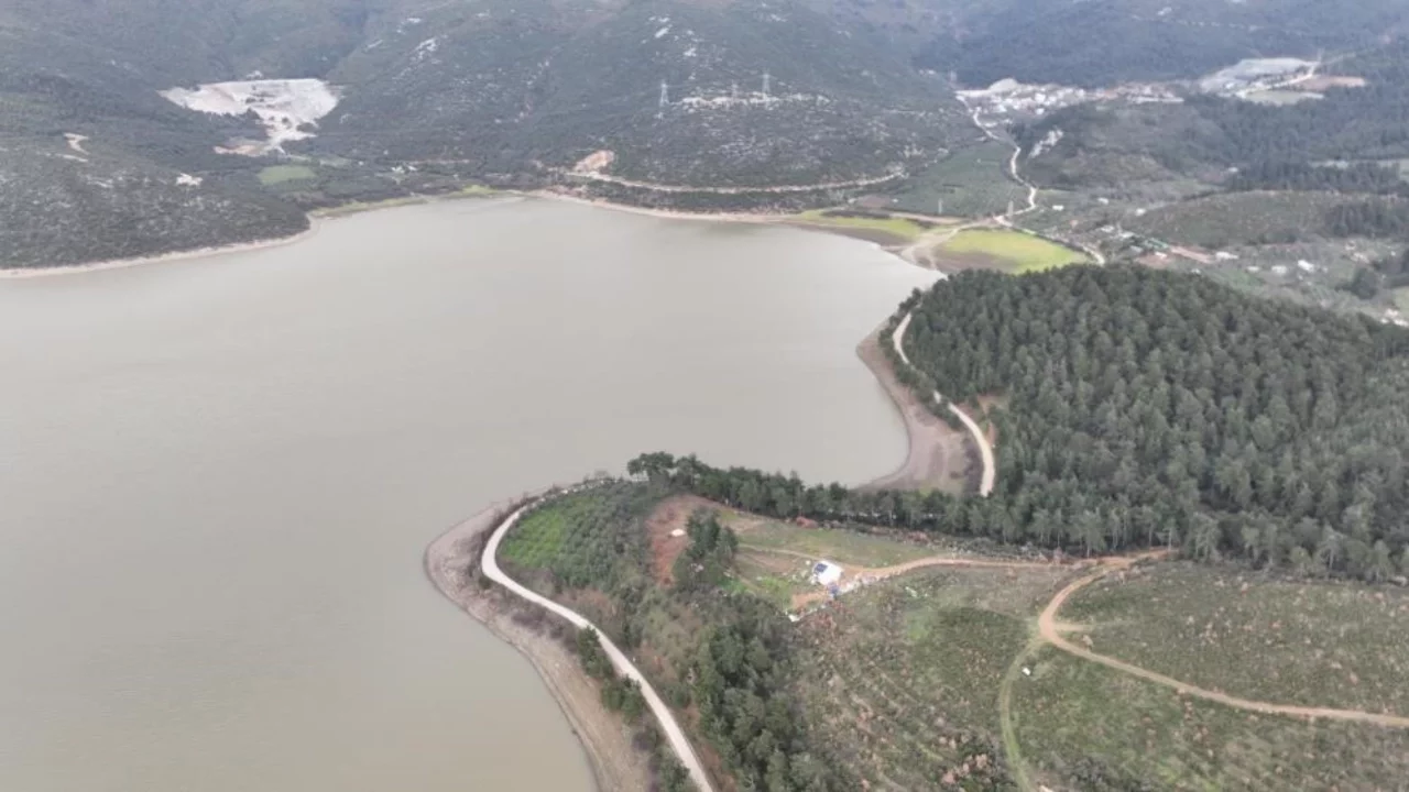 Bursa Ovası'nı sulayan Gölbaşı göletinde su seviyesi yükseldi!
