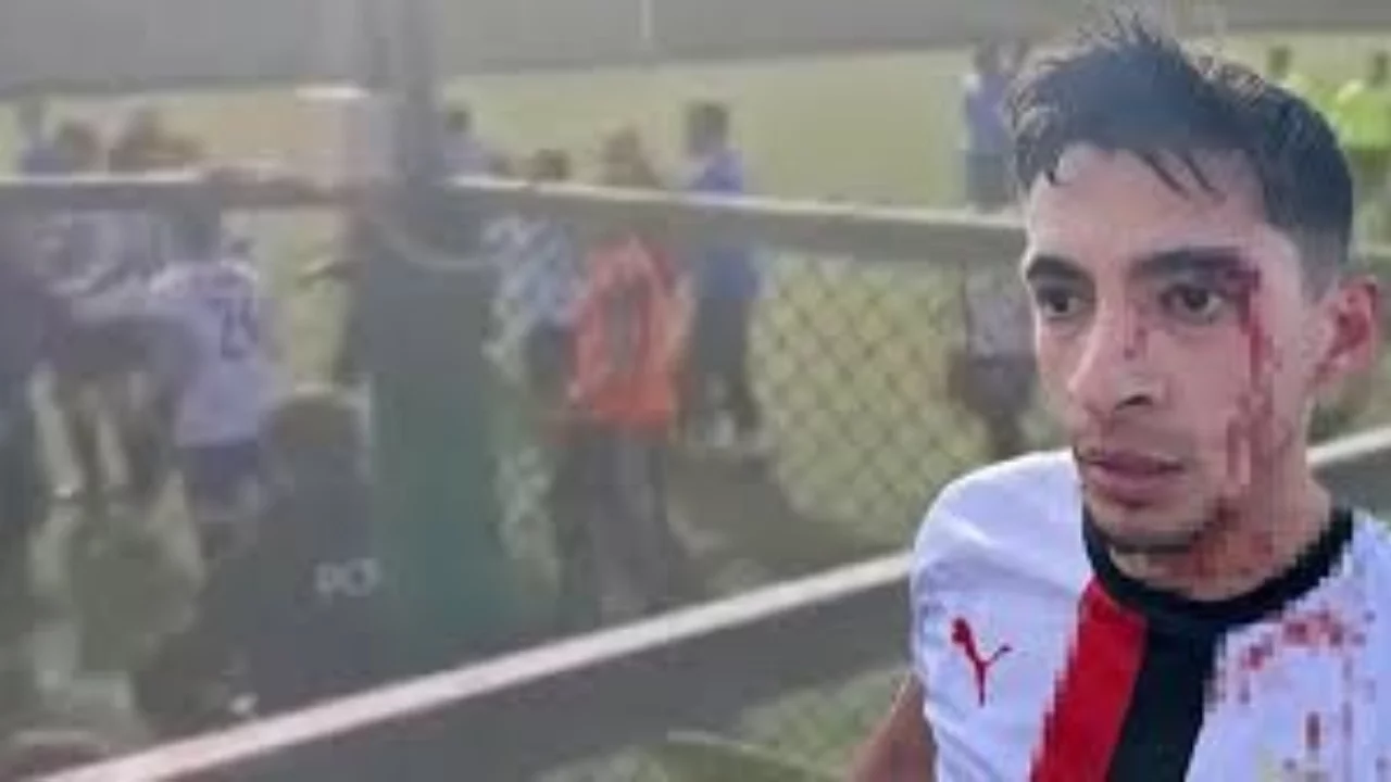 Maç sonrası saha içi savaş alanına döndü!