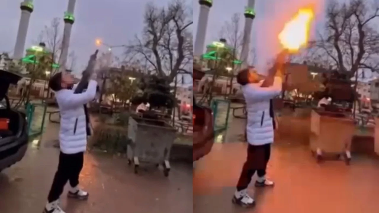 Bursa'da pompalı dehşeti: Görüntüleri paylaşınca tutuklandı